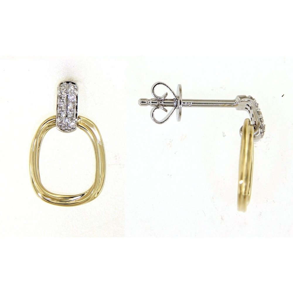 Real Diamond Small Daily Wear Earrings Fine Jewelry